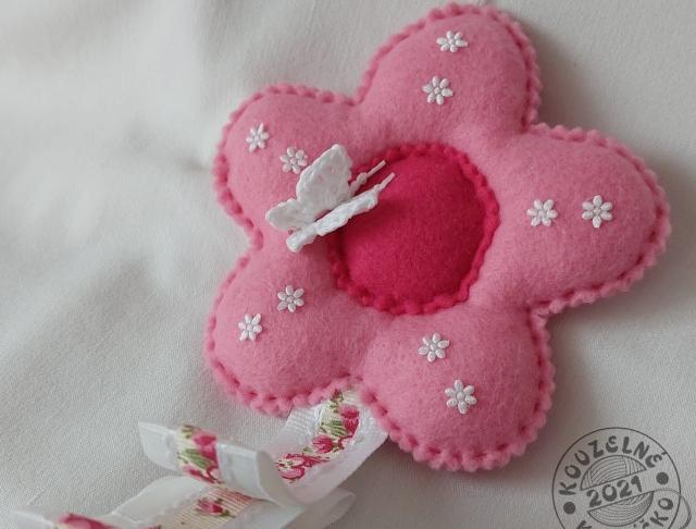 Cylindr na auto zdob. tm.modrá/bílá