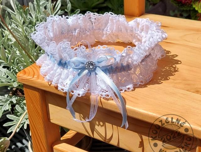 Cylindr na auto zdob. tm.modrá/bílá