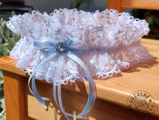 Cylindr na auto zdob. tm.modrá/bílá