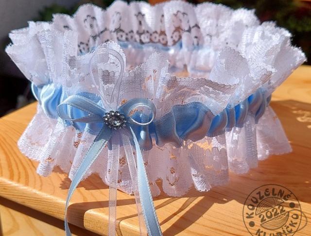 Cylindr na auto zdob. tm.modrá/bílá