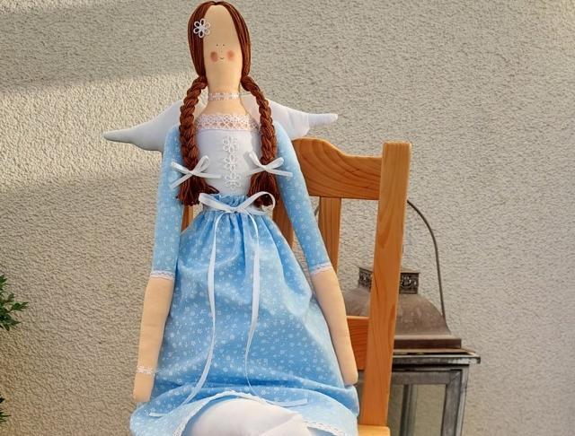 Cylindr na auto zdob. tm.modrá/bílá