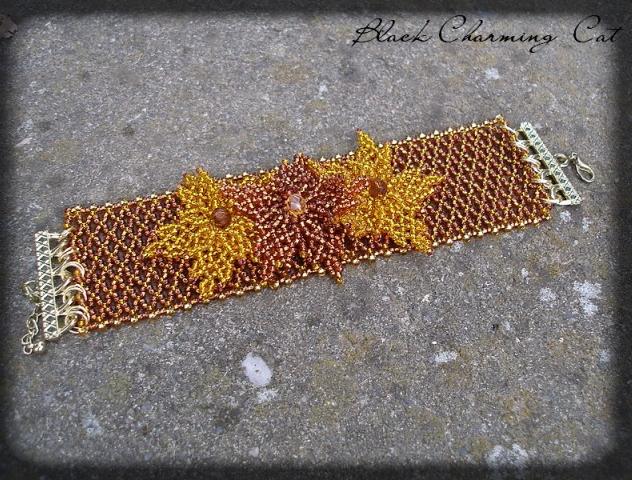 Růžové kvítí - náušnice