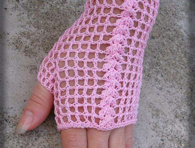 Růžové kvítí - náušnice