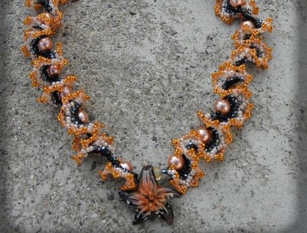 Růžové kvítí - náušnice