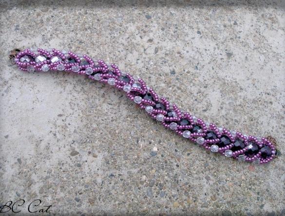 Růžové kvítí - náušnice