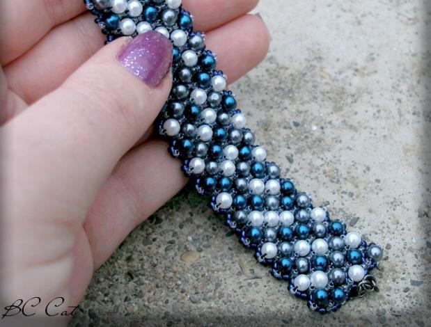 Růžové kvítí - náušnice