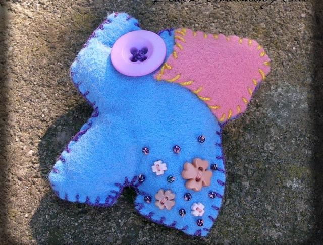 Růžové kvítí - náušnice