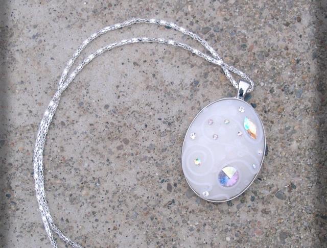 Růžové kvítí - náušnice