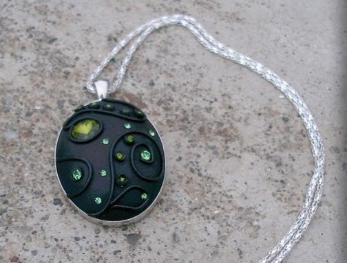 Růžové kvítí - náušnice