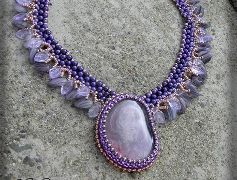 Růžové kvítí - náušnice