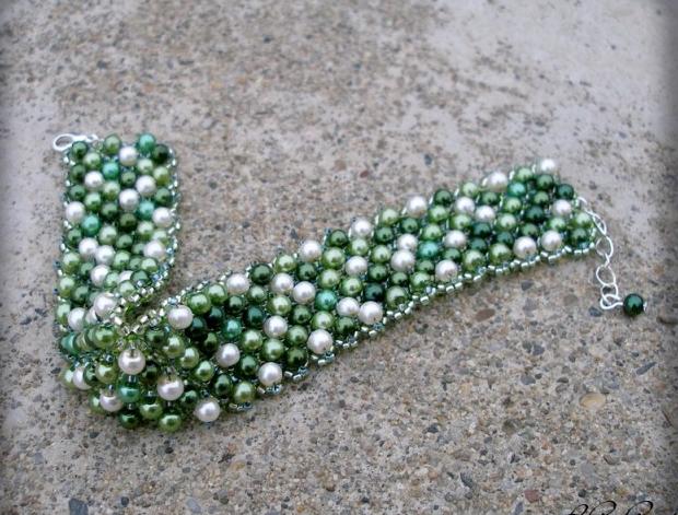 Růžové kvítí - náušnice