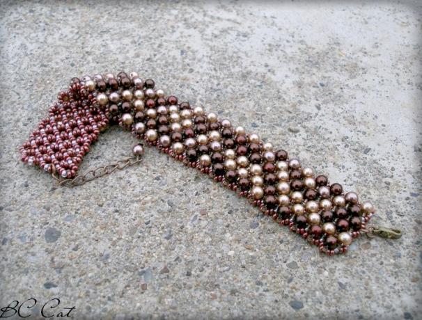 Růžové kvítí - náušnice