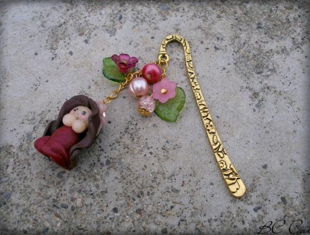 Růžové kvítí - náušnice