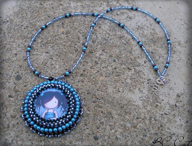 Růžové kvítí - náušnice