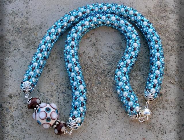 Růžové kvítí - náušnice