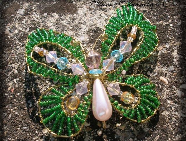 Růžové kvítí - náušnice