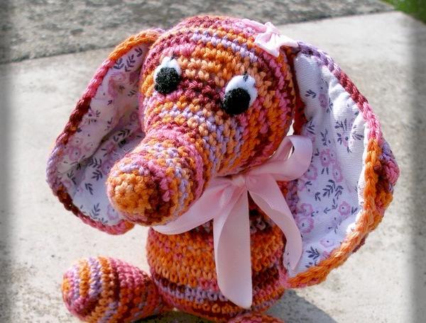 Růžové kvítí - náušnice