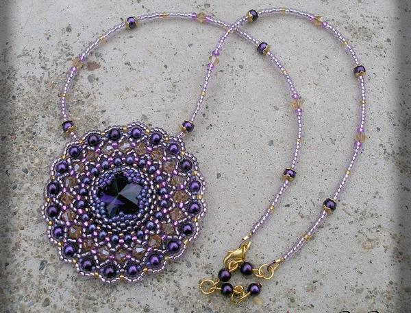 Růžové kvítí - náušnice