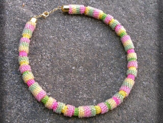 Růžové kvítí - náušnice