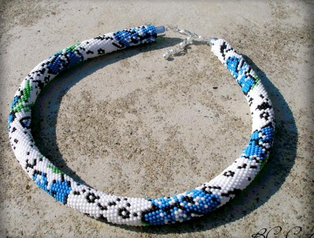 Růžové kvítí - náušnice