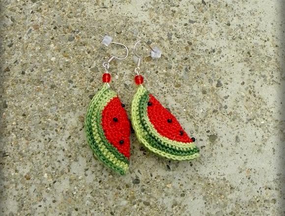 Růžové kvítí - náušnice