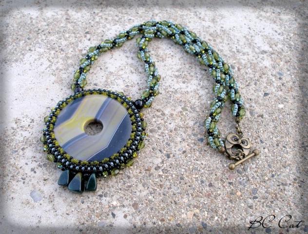 Růžové kvítí - náušnice