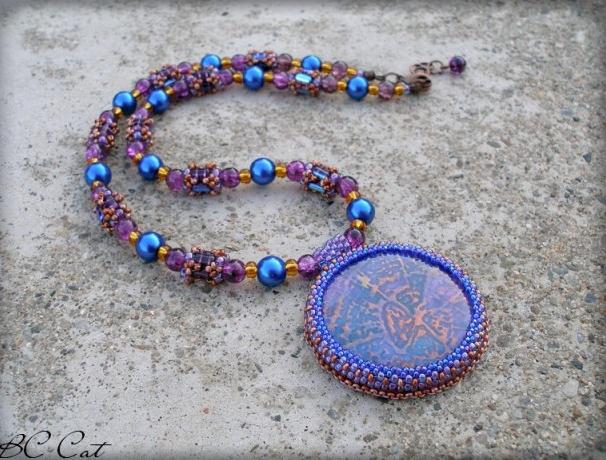 Růžové kvítí - náušnice