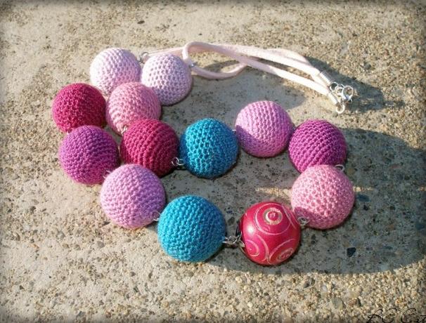 Růžové kvítí - náušnice