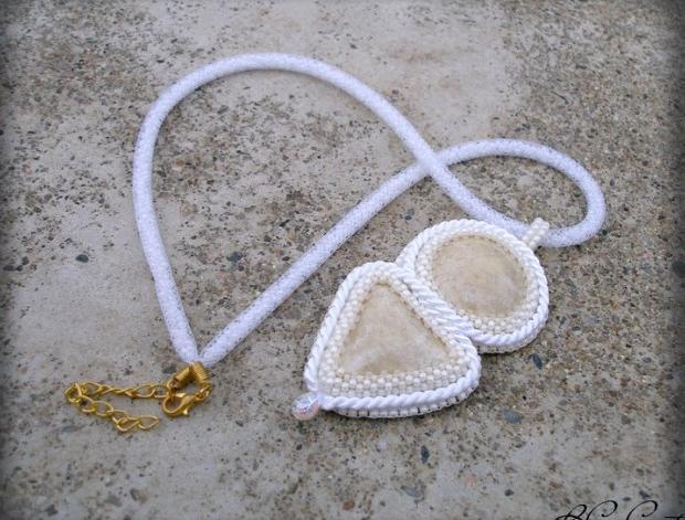 Růžové kvítí - náušnice