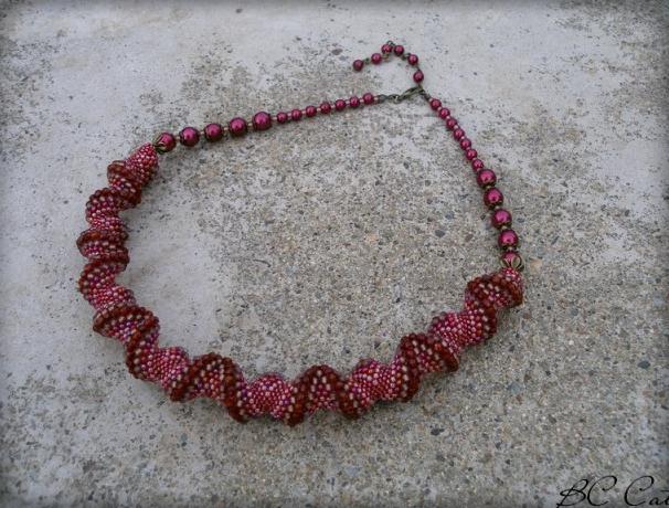 Růžové kvítí - náušnice