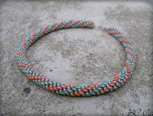 Růžové kvítí - náušnice