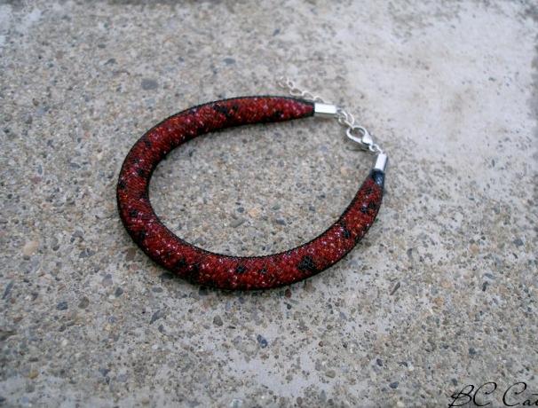 Růžové kvítí - náušnice