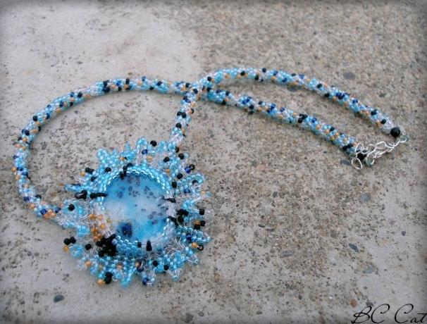 Růžové kvítí - náušnice