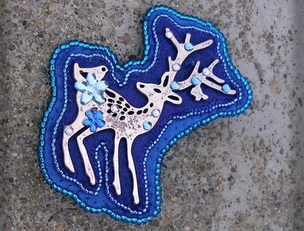 Růžové kvítí - náušnice