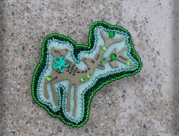 Růžové kvítí - náušnice