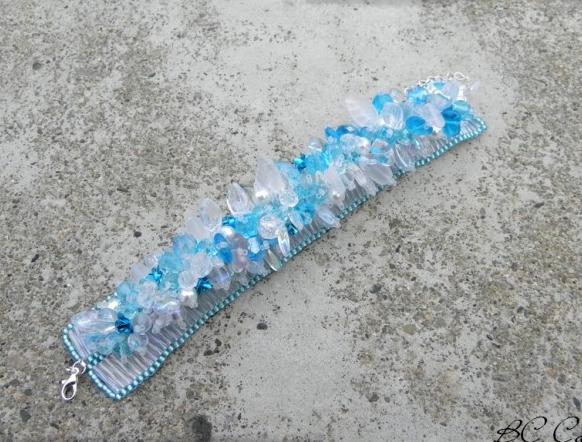 Růžové kvítí - náušnice