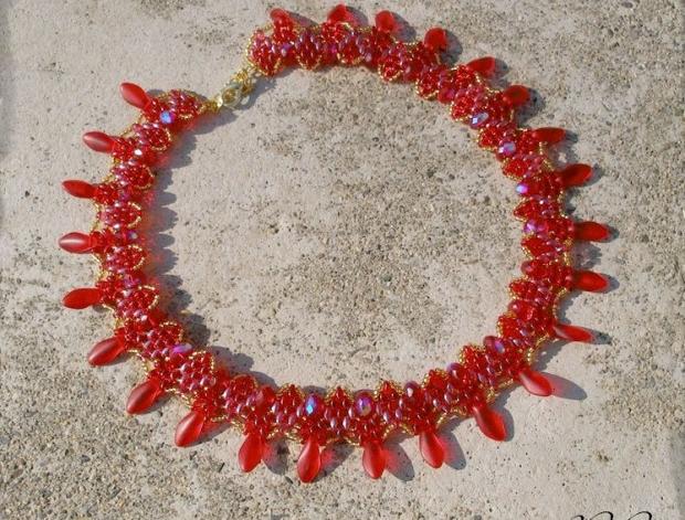 Růžové kvítí - náušnice