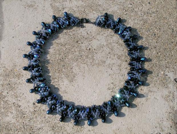 Růžové kvítí - náušnice