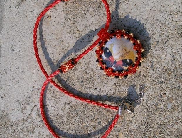 Růžové kvítí - náušnice