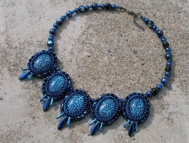 Růžové kvítí - náušnice