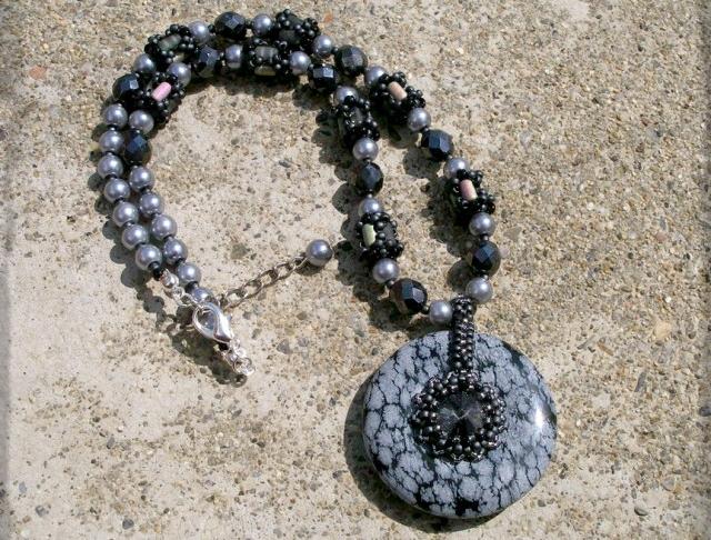 Růžové kvítí - náušnice