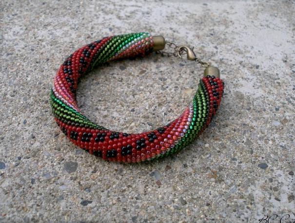 Růžové kvítí - náušnice