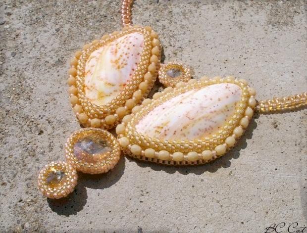 Růžové kvítí - náušnice