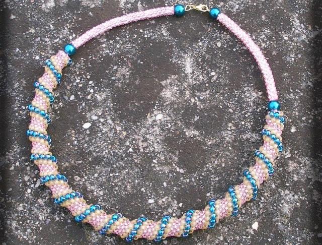 Růžové kvítí - náušnice