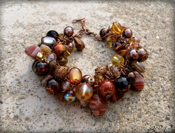 Růžové kvítí - náušnice