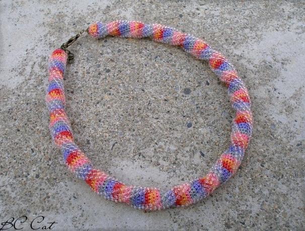 Růžové kvítí - náušnice