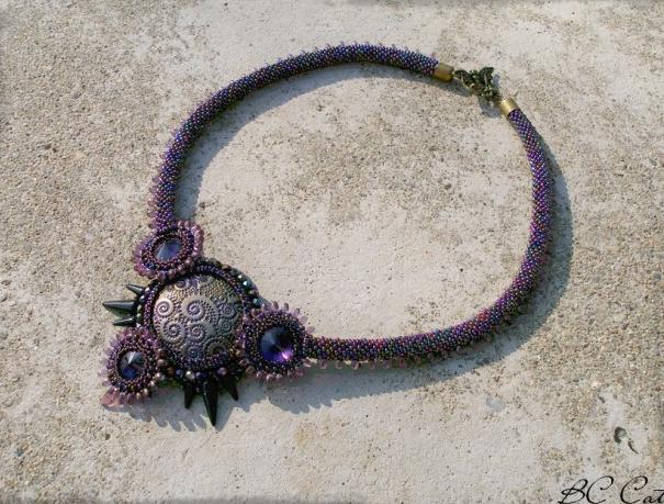 Růžové kvítí - náušnice