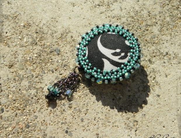 Růžové kvítí - náušnice