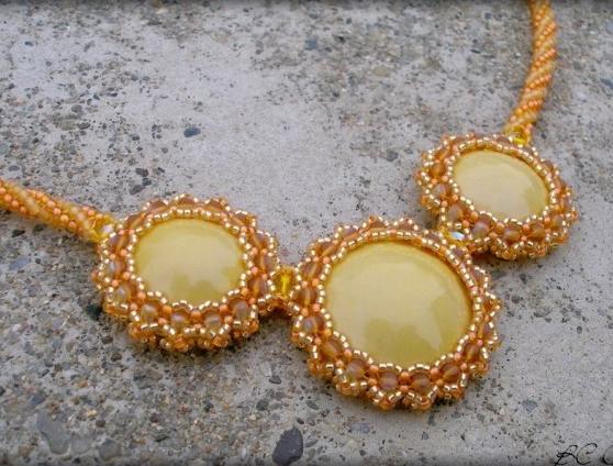 Růžové kvítí - náušnice