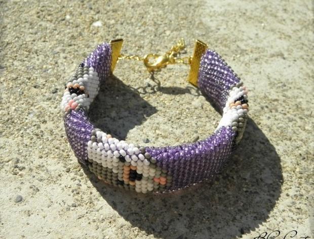 Růžové kvítí - náušnice